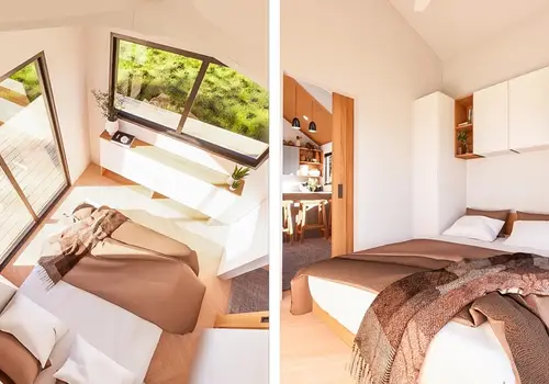 Terra 34' Luxury Tiny Home - Main Floor Bedroom - 400sqft image 4