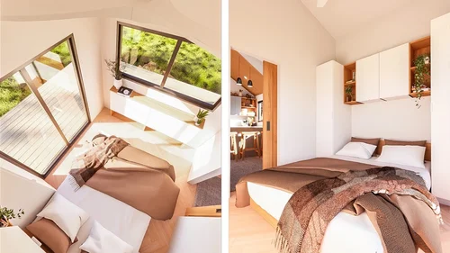 Terra 34' Luxury Tiny Home - Main Floor Bedroom - 400sqft image 4