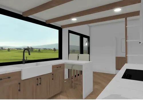 Roslyn 32' Luxury Tiny Home with a Main Floor Bedroom and Rooftop Patio image 4