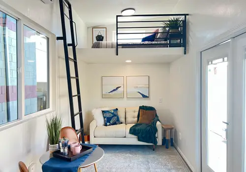 Designer Tiny Home Full Kitchen and Bath detail photo 2