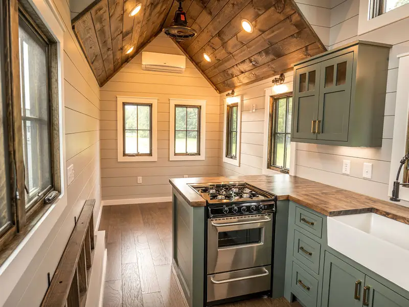 Brand new Timbercraft Teton model 2 bedroom handcrafted tiny home on wheels! photo 2
