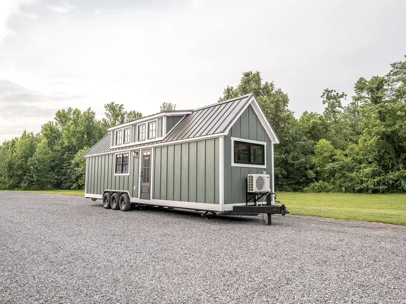 Brand new Timbercraft Teton model 2 bedroom handcrafted tiny home on wheels! — 2 bedroom Tiny House — 918 sqft for sale in GUNTERSVILLE, Alabama