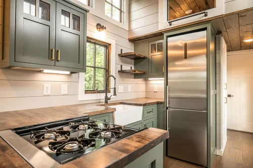 Brand new Timbercraft Teton model 2 bedroom handcrafted tiny home on wheels! image 3