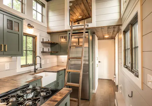 Brand new Timbercraft Teton model 2 bedroom handcrafted tiny home on wheels! detail photo 4
