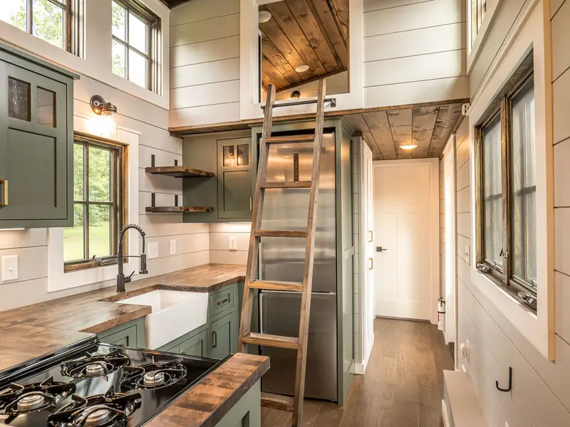 Brand new Timbercraft Teton model 2 bedroom handcrafted tiny home on wheels! photo 4