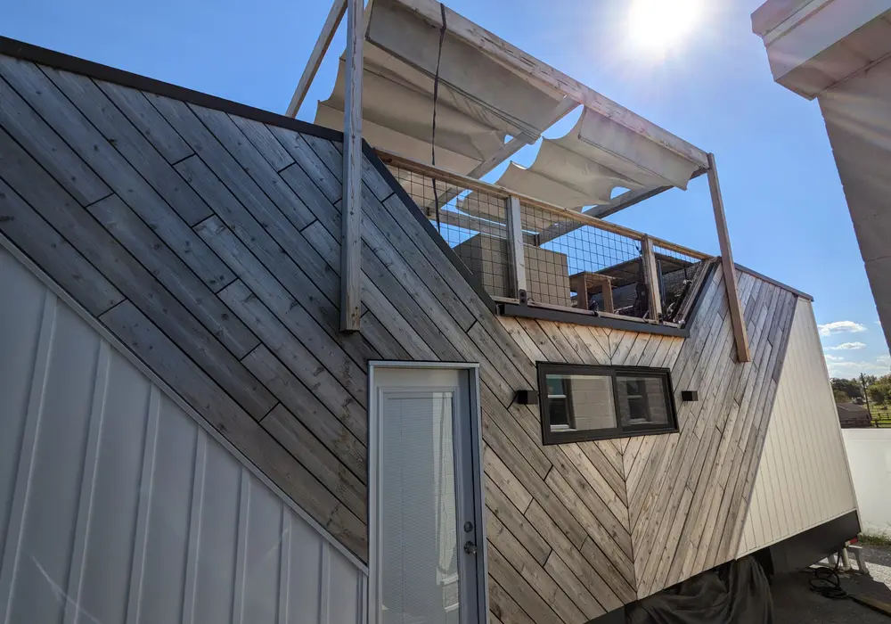 Roof Deck Tiny House Living — Custom Build by Comak Tiny Homes image 1