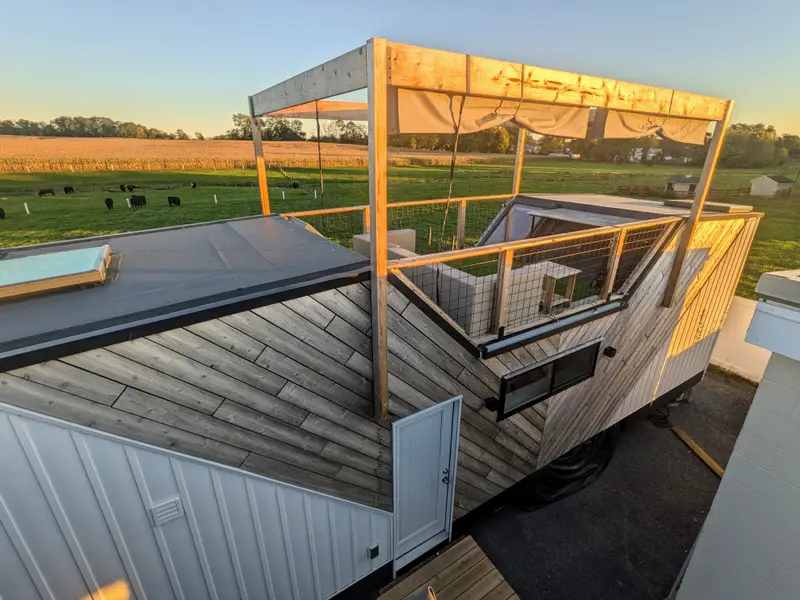 Roof Deck Tiny House Living — Custom Build by Comak Tiny Homes photo 2