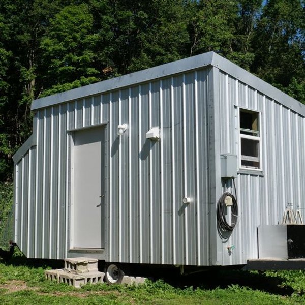 16" Metal Tiny House on Wheels for Sale