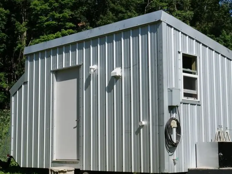 16" Metal Tiny House on Wheels for Sale — Tiny House — 446 sqft for sale in Wittenberg, Wisconsin