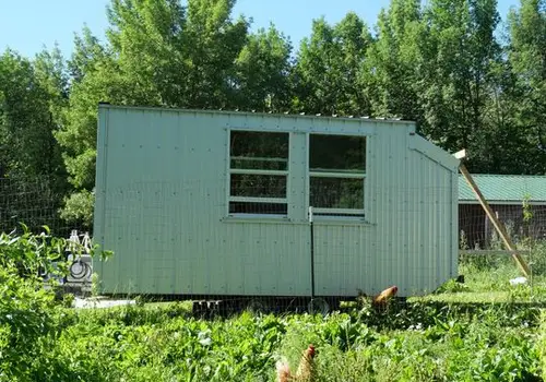 16" Metal Tiny House on Wheels for Sale detail photo 3