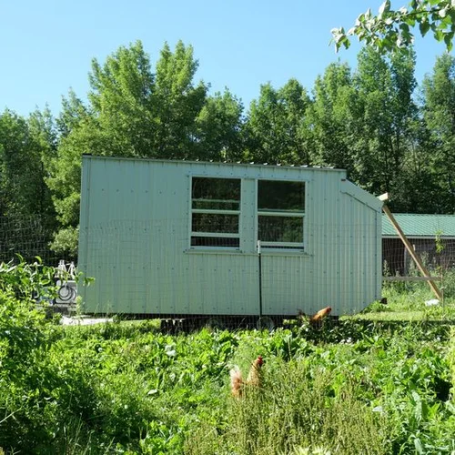 16" Metal Tiny House on Wheels for Sale image 3