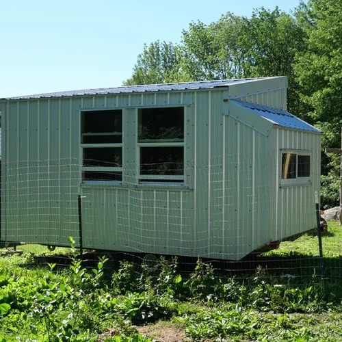 16" Metal Tiny House on Wheels for Sale image 2