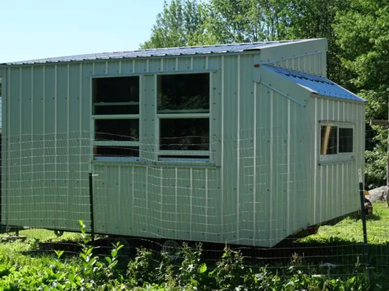 16" Metal Tiny House on Wheels for Sale photo 2