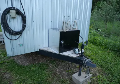 16" Metal Tiny House on Wheels for Sale image 4