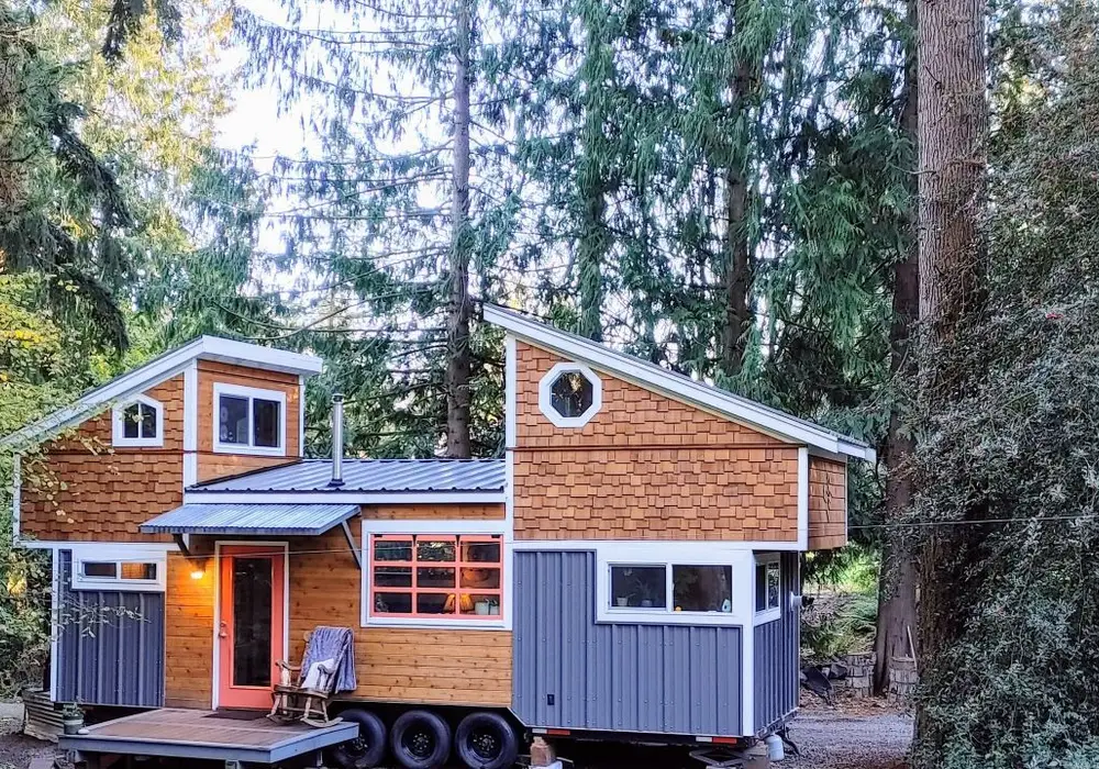 Gorgeous Craftsman Tiny House with Pop-Up Roofs! image 1