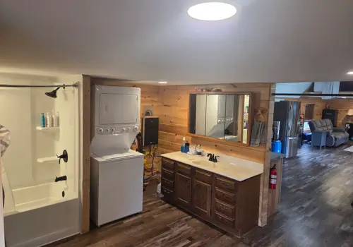 Amish-Built 16x48 Movable Cabin - Fully Furnished, Turnkey Living | Reed City, MI detail photo 4