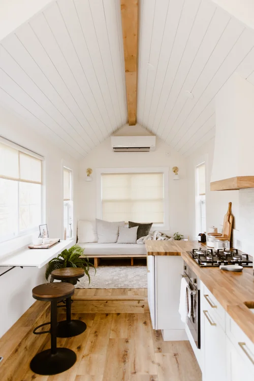 Skogsnest Tiny House - 26x8.5 - Scandinavian Moon Cabin image 2