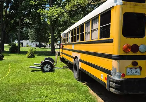 PRICE DROP! FOR SALE: Turnkey Skoolie with Office Setup! image 2