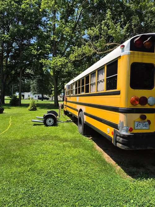 PRICE DROP! FOR SALE: Turnkey Skoolie with Office Setup! image 2