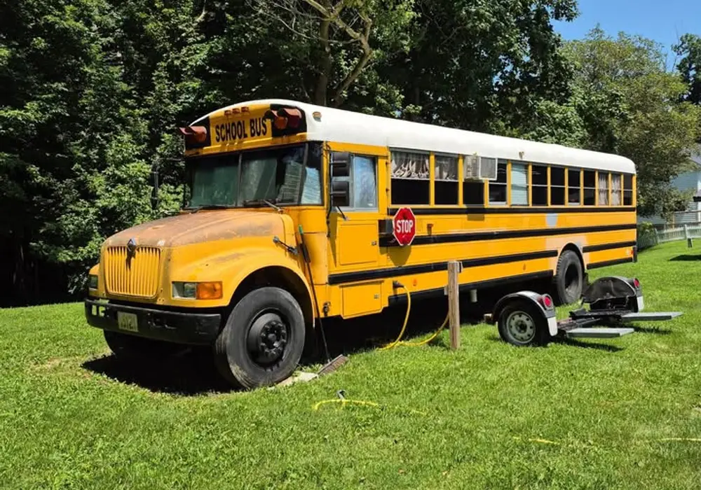 PRICE DROP! FOR SALE: Turnkey Skoolie with Office Setup! image 1