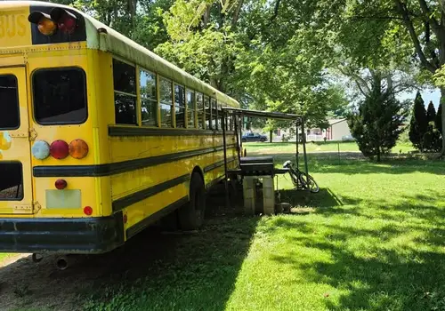 PRICE DROP! FOR SALE: Turnkey Skoolie with Office Setup! image 4