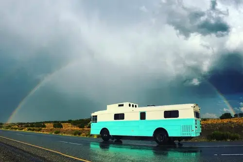 FOR SALE: Tiny Home in a 1980 Vintage Bus - 1 bedroom Tiny House 240 sqft in Longmont, Colorado