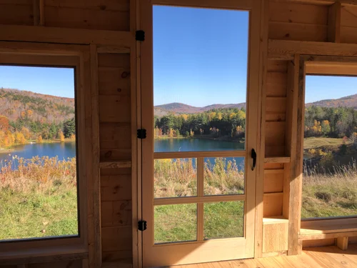 Turnkey Off-Grid Cabin (Windham, VT) — Transportable, Fully Furnished, w/solar, propane, compost toilet, electrical, plumbing, satellite internet image 4