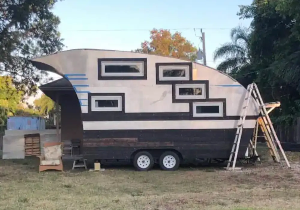 Wave-Inspired Tiny Home Shell For Sale in Florida! image 1