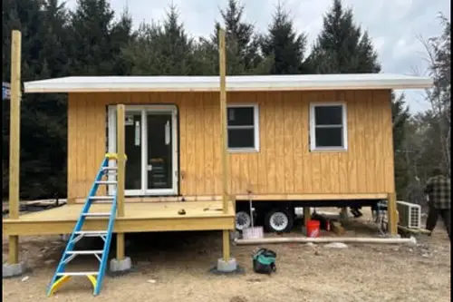 For Sale: Nearly Finished Newly Built Tiny Home on Wheels! - 1 bedroom Tiny House 200 sqft in Forestburgh, New York