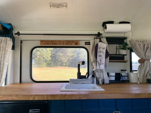 Converted 1987 Short Bus For Sale! image 3