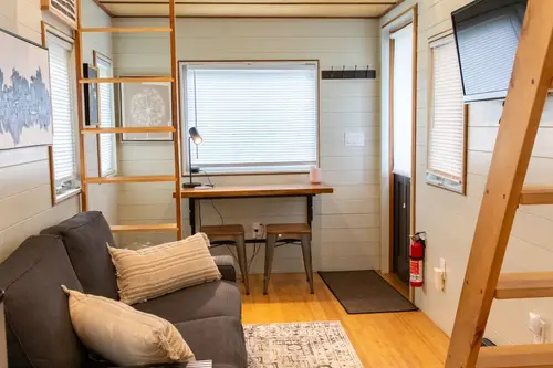 FOR SALE: Turnkey Tiny Home in a Beautiful Tiny Home Community! - 1 bedroom Tiny House 295 sqft in Mills River, North Carolina