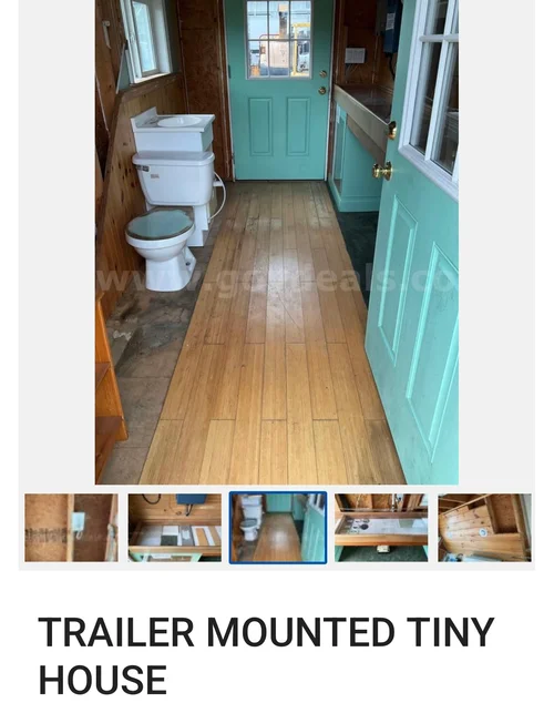trailer mounted tiny house with solar powered energy image 3