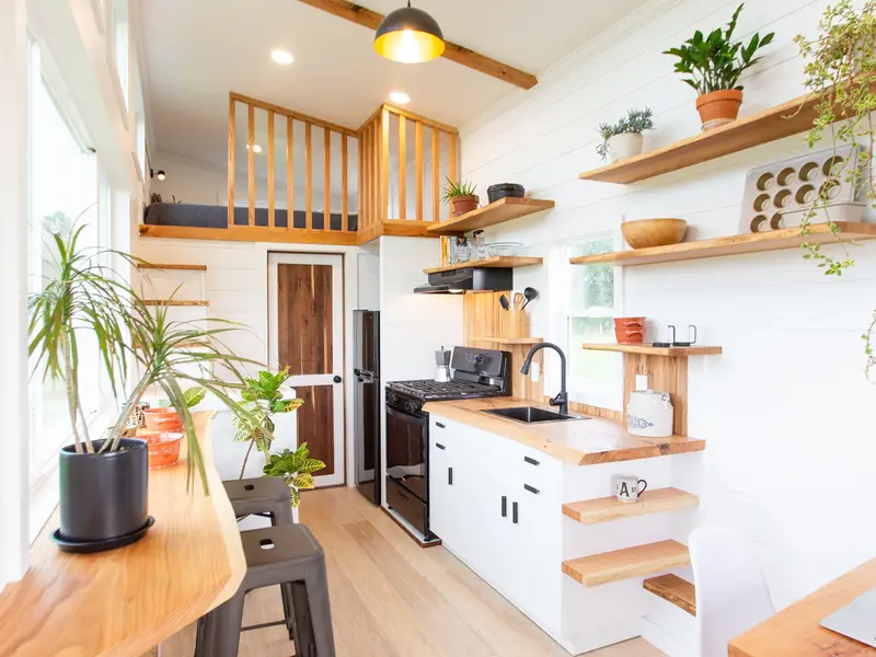 Designer Tiny Home on Wheels "The Elderberry" For Sale! photo 3