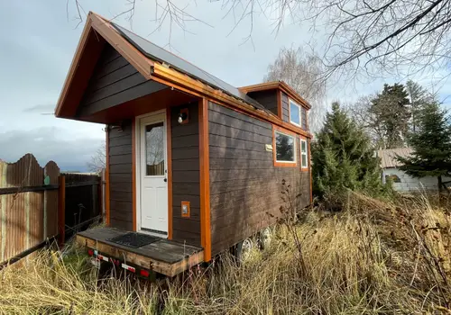 INCREDIBLE Off-Grid Tiny Home 8×20 Build Now For Sale in Potlatch, Idaho image 4