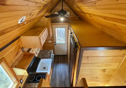 INCREDIBLE Off-Grid Tiny Home 8×20 Build Now For Sale in Potlatch, Idaho image 5