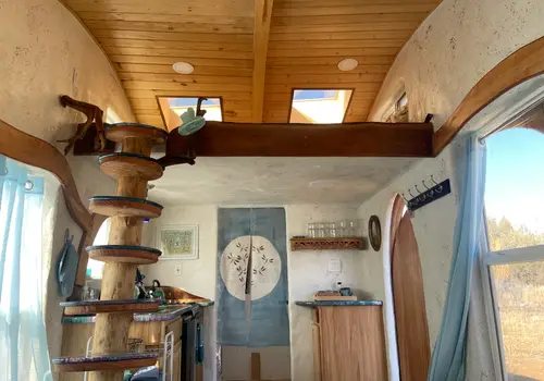 Move-In Ready Tiny Home on Wheels For Sale! Unique Artistic Sanctuary image 5