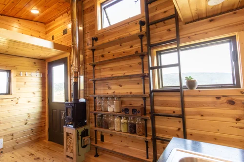 Winter-Ready 20' Tiny Home - Wood Stove, W/D image 4