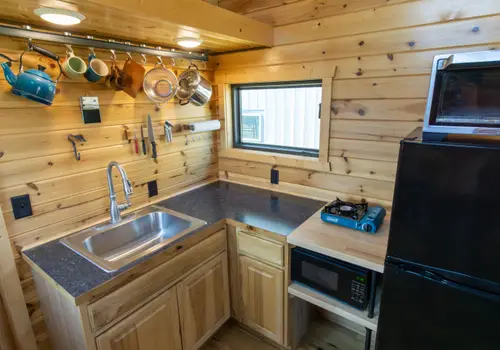 Winter-Ready 20' Tiny Home - Wood Stove, W/D image 3