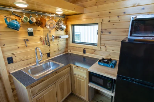 Winter-Ready 20' Tiny Home - Wood Stove, W/D image 3