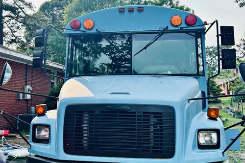 Solar Powered Freightliner Skoolie - 1 bedroom Converted Bus 200 sqft in CHARLOTTE, North Carolina