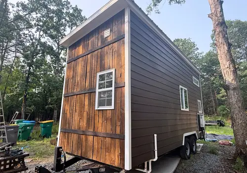 Rustic Custom Built Tiny Home On Wheels image 2