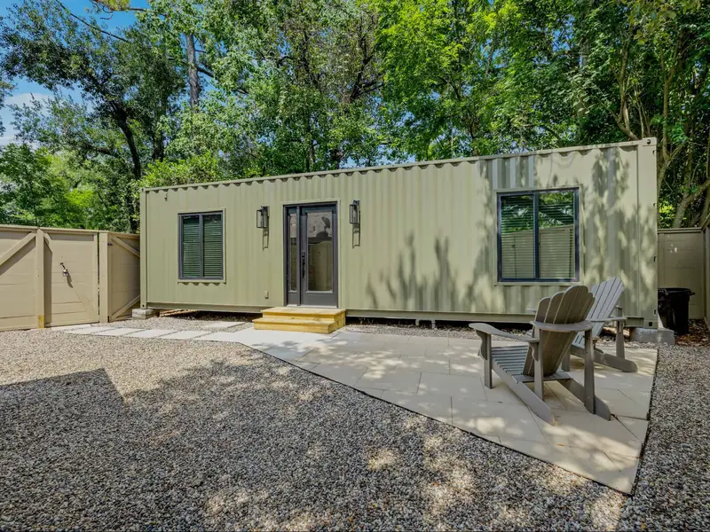 Turnkey Modern Shipping Container Home Comes Fully Furnished — 1 bedroom Container House — 866 sqft for sale in Houston, Texas