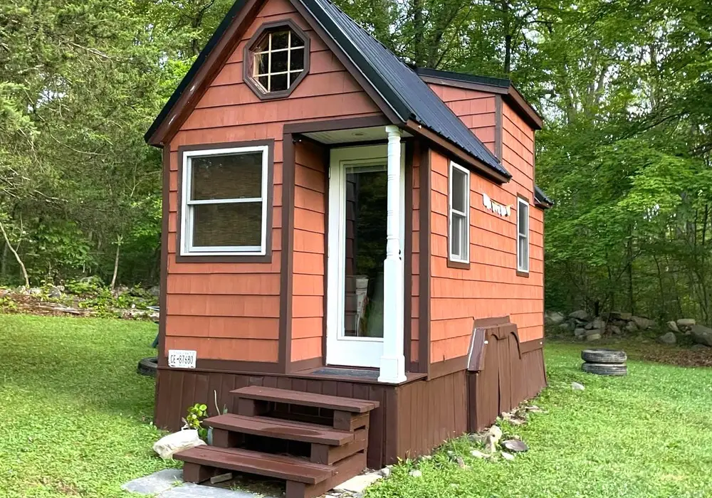 Turnkey Cedar Tiny House on Wheels — Proven Full-Time Living, RV Title image 1