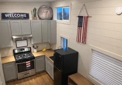 Modern Tiny Home for Sale – Main Bedroom + Loft | Never Lived In! image 5