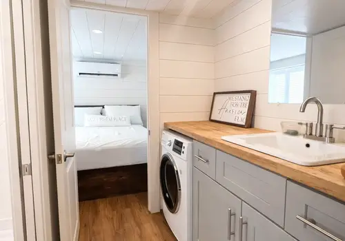 Modern Tiny Home for Sale – Main Bedroom + Loft | Never Lived In! image 4