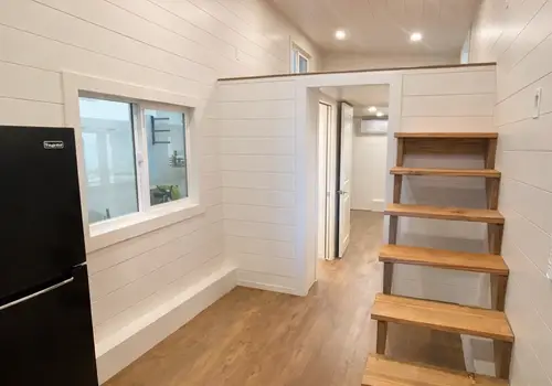 Modern Tiny Home for Sale – Main Bedroom + Loft | Never Lived In! image 2