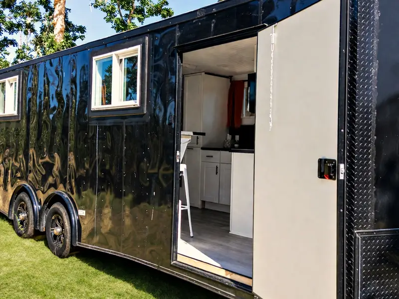For Sale: Farmhouse-Style Tiny Home on Wheels – Move-In Ready — 1 bedroom Tiny House — 669 sqft for sale in Eugene, Oregon