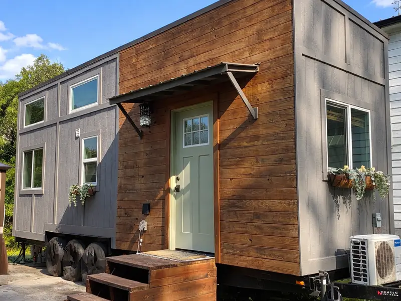 2021 NOAH-Certified Tiny Home | Main-Level Bedroom + Loft w/ Stairs & Fully Furnished — 1 bedroom Tiny House — 780 sqft for sale in Winder, Georgia