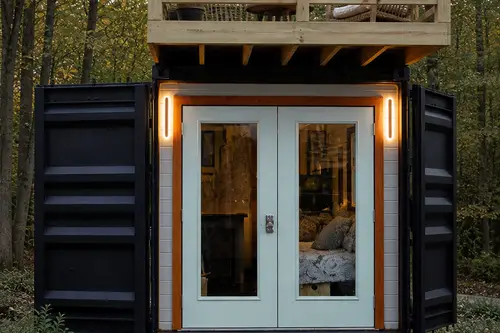Robert’s Custom 8x20 Shipping Container Tiny House with Deck – Move-In Ready - 1 bedroom Tiny House 524 sqft in Pell City, Alabama