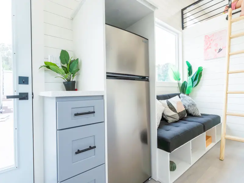 Move-in ready 24’ tiny home with upgraded insulation, first-floor bedroom, and fully equipped kitchen | Avalon 24' photo 3